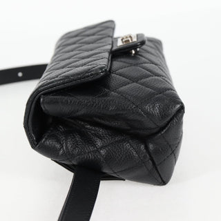 Chanel Uniform Reissue Belt Bag Quilted Grained Leather