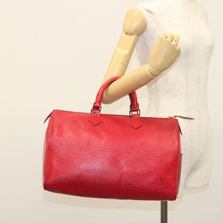 Louis Vuitton Speedy Handbag Epi Leather