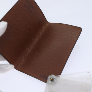 Louis Vuitton Porte Cartes Pression Card Case Monogram Canvas