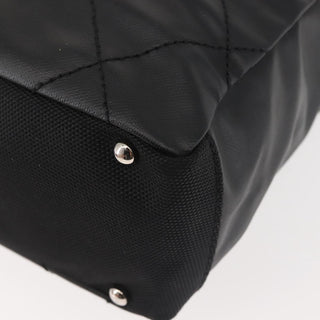 Chanel Biarritz Tote Quilted Coated Canvas