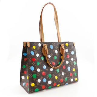 Louis Vuitton OnTheGo Tote Yayoi Kusama Painted Dots Monogram Canvas