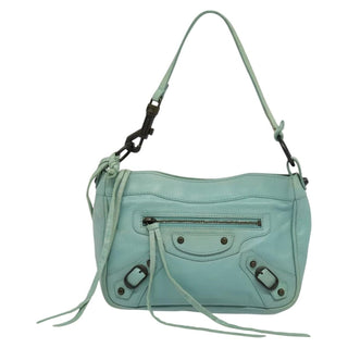 Balenciaga Hip Classic Studs Crossbody Bag Leather