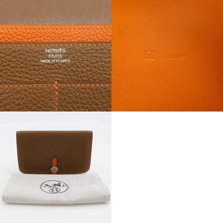 Hermes Dogon Duo Combined Wallet Leather