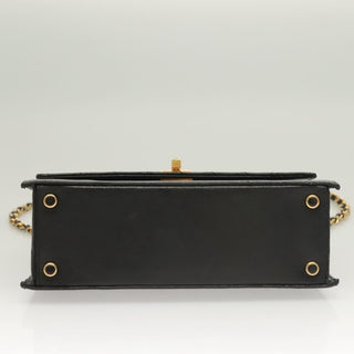 Chanel Vintage Trapezoid CC Flap Bag Leather