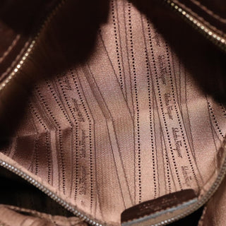 Salvatore Ferragamo Sofia Satchel Leather