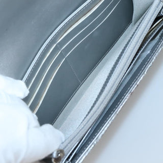 Chanel L-Flap Wallet Chevron Patent