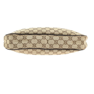 Gucci Saddle Zip Messenger Bag GG Canvas