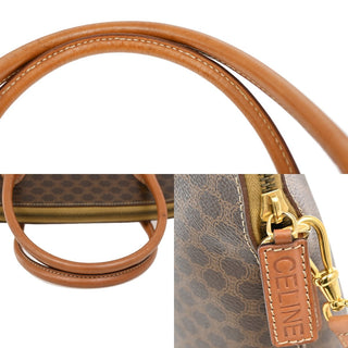 Celine Vintage Macadam Shoulder Bag Canvas