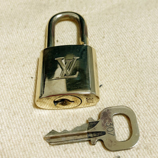 Louis Vuitton Cadenas Bag Charm Gold-plated