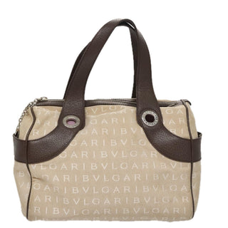 Bvlgari B.Zero1 Logomania Bag Canvas with Leather
