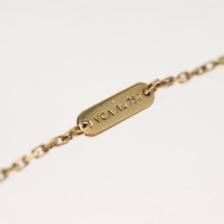 Van Cleef & Arpels Vintage Alhambra Pendant Necklace 18K Yellow Gold and Malachite