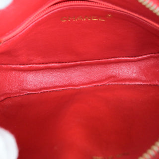 Chanel Vintage CC Oval Chain Bag Leather
