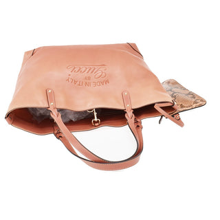 Gucci Soft Logo Tote Embossed Leather