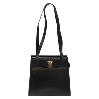 Salvatore Ferragamo Vala Shoulder Bag Leather