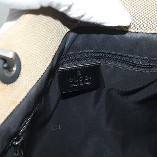 Gucci Vintage Bamboo Handle Tote Canvas