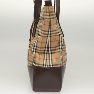 Burberry Nova Check Tote canvas check pattern