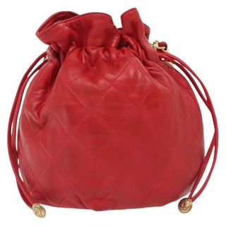 Chanel Drawstring Bucket Bag Lambskin
