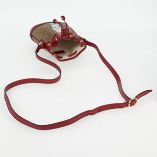 Gucci Doraemon Bucket Bag Printed Mini GG Coated Canvas