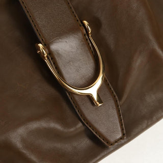 Gucci Soft Stirrup Tote Leather