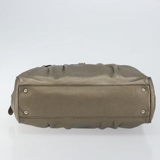 Salvatore Ferragamo Gancini Buckle Shoulder Bag Leather