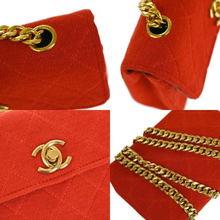 Chanel Vintage Clutch Pleated Leather