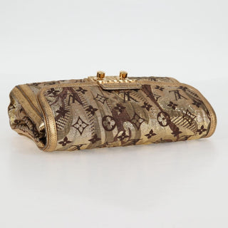 Louis Vuitton Thalie Clutch Brocade Monogram