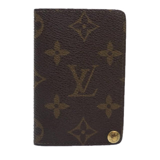 Louis Vuitton Porte Cartes Pression Card Case Monogram Canvas