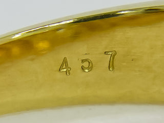 Christian Dior CD ring Yellow Gold and Diamond