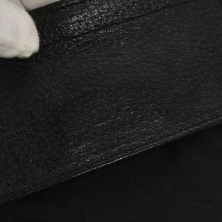 Gucci Vintage Double Belt Bag GG Canvas with Leather