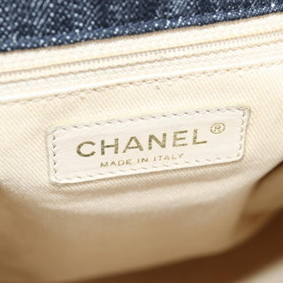 Chanel Night Flight Tote Embroidered Denim