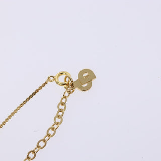 Christian Dior CD Round Pendant Necklace Metal