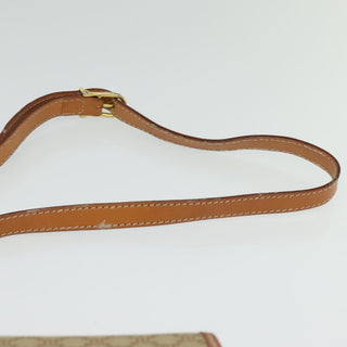 Celine Vintage Macadam Shoulder Bag Canvas