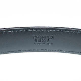 Chanel Logo Belt Leather