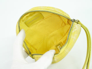 Chanel Travel Line Round Wristlet Nylon
