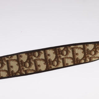 Christian Dior D Buckle Belt Canvas and Leather