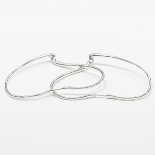 Tiffany & Co. Elsa Peretti Open Heart Earrings Silver 925