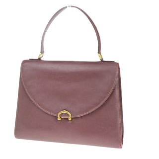 cartier Must de cartier 2C logo Hand Bag Leather