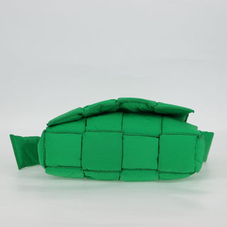 Bottega Veneta Padded Tech Cassette Crossbody Bag Intrecciato Nylon