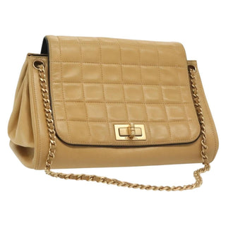 Chanel Chocolate Bar Flap Bag Quilted Lambskin