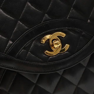 Chanel Vintage Two Tone Envelope Flap Bag Quilted Lambskin