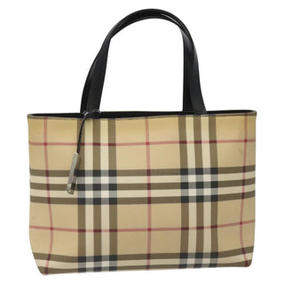 Burberry Nova Check Tote canvas check pattern