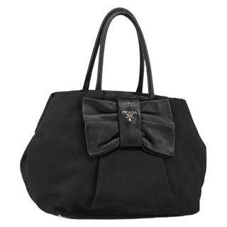 Prada Bow Tote Tessuto with Leather