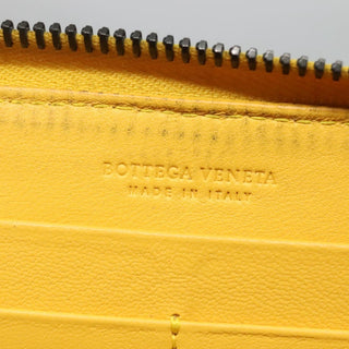 Bottega Veneta Intrecciato Long Zip  Wallet Leather