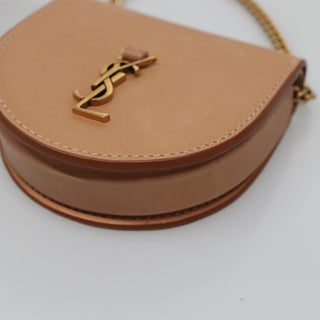 Saint Laurent Le K Chain Crossbody Bag Leather