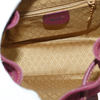 Gucci Vintage Bamboo Backpack Suede