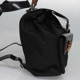 Gucci Vintage Bamboo Backpack Patent