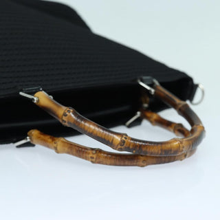 Gucci Vintage Bamboo Handle Tote Canvas