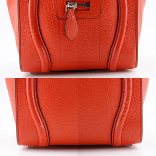 Celine Luggage Bag Embossed Leather