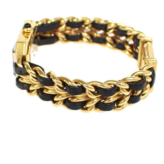 Chanel Premiere Rock Quartz Watch Plated Metal and Leather