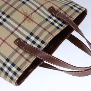 Burberry Top Handle Tote Haymarket Coated Canvas
